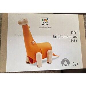 Plan Toys DIY brachiosaurus dinosaur Child Kid 3+ TOY PlanToys 5483  NEW